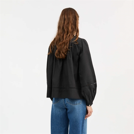 Skall Studio Leaf Skjorte, Sort